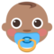 Baby - Medium emoji on Emojione